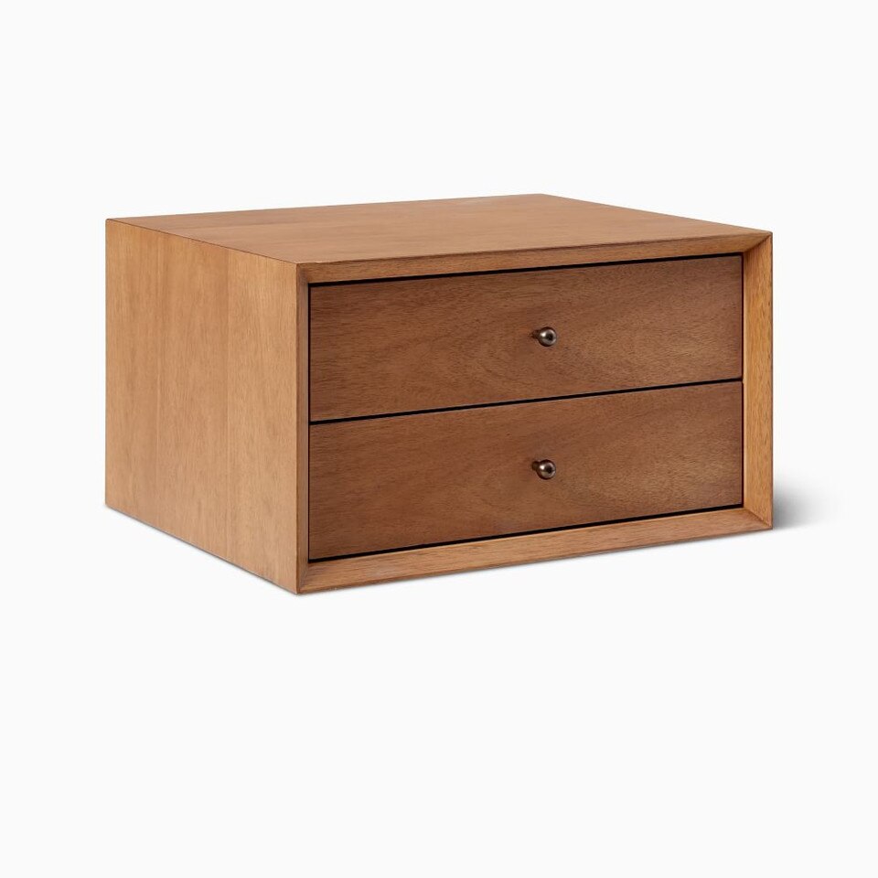 MidCentury WallMounted Bedside Table (46 cm) Acorn West Elm UK